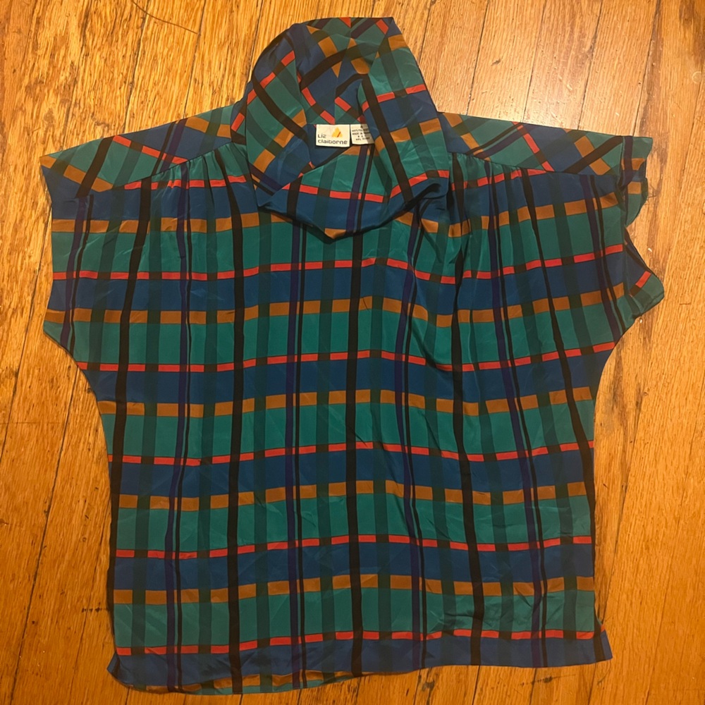Vintage geometric blouse